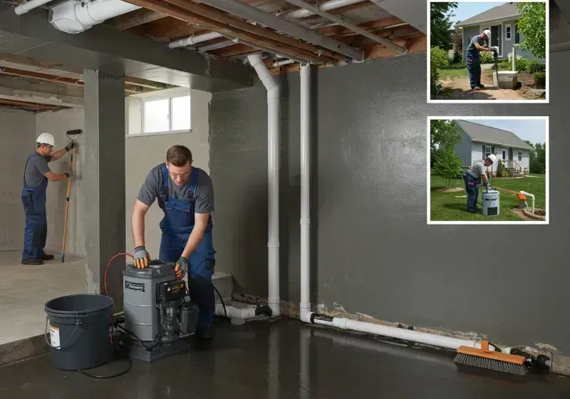 Basement Waterproofing and Flood Prevention process in Grafton, MA